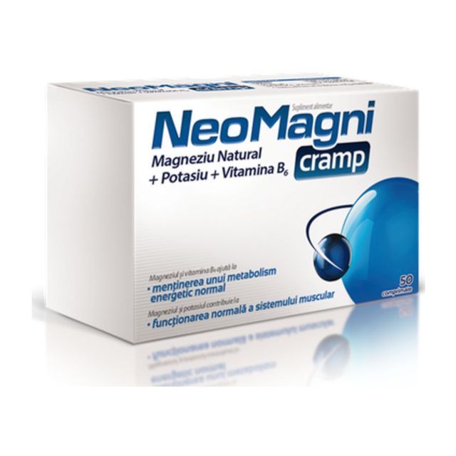 NeoMagni Cramp, 50 comprimate, Aflofarm